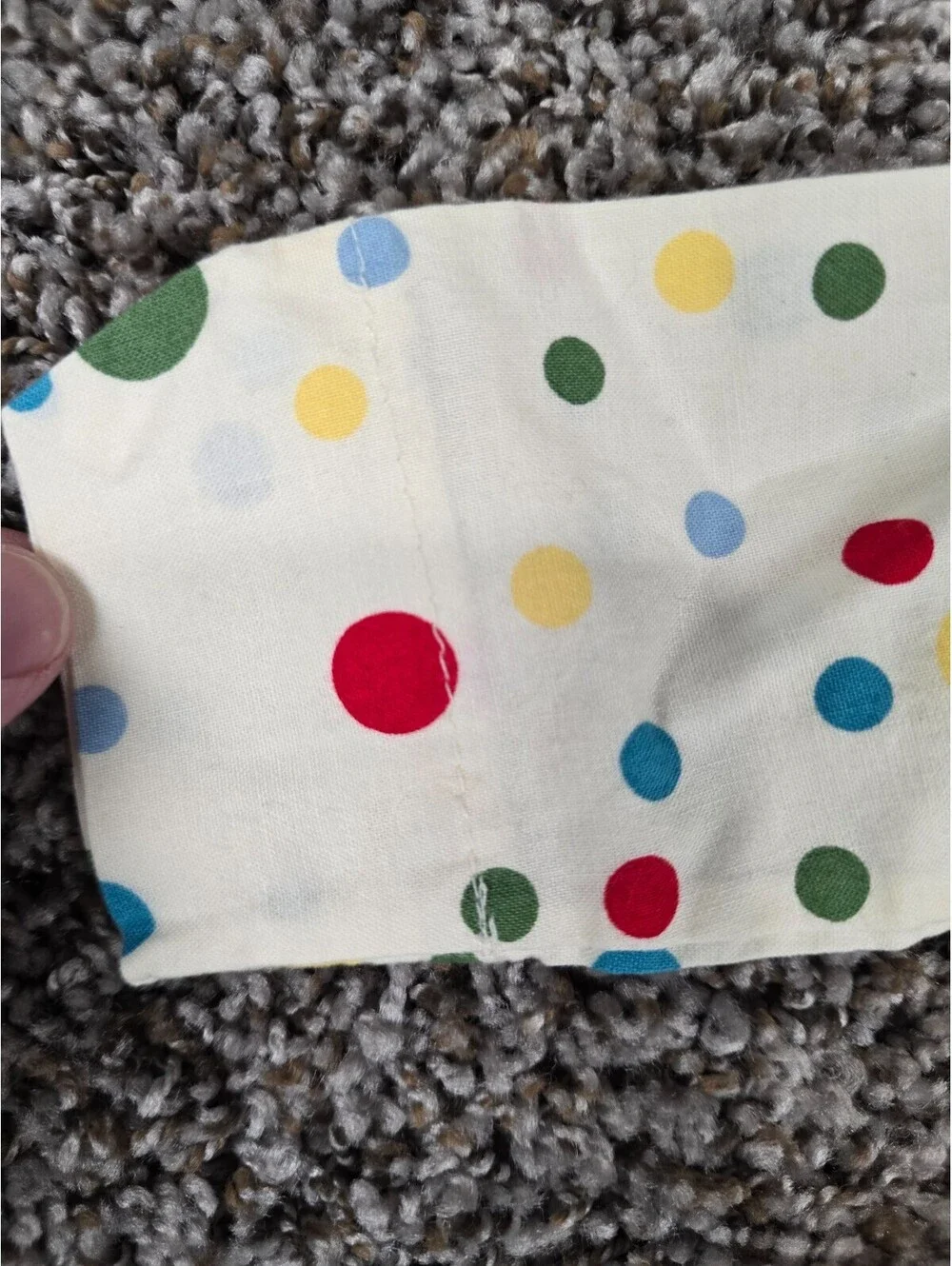 Pears & bears Toddler Girls Sz 2T Long Sleeve Dress Rainbow Polka Dot A Line